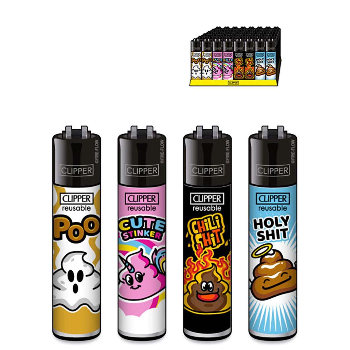 vape clipper Clipper Premium Smoking Lighters - Weed Statements #9 - Wholesale Display