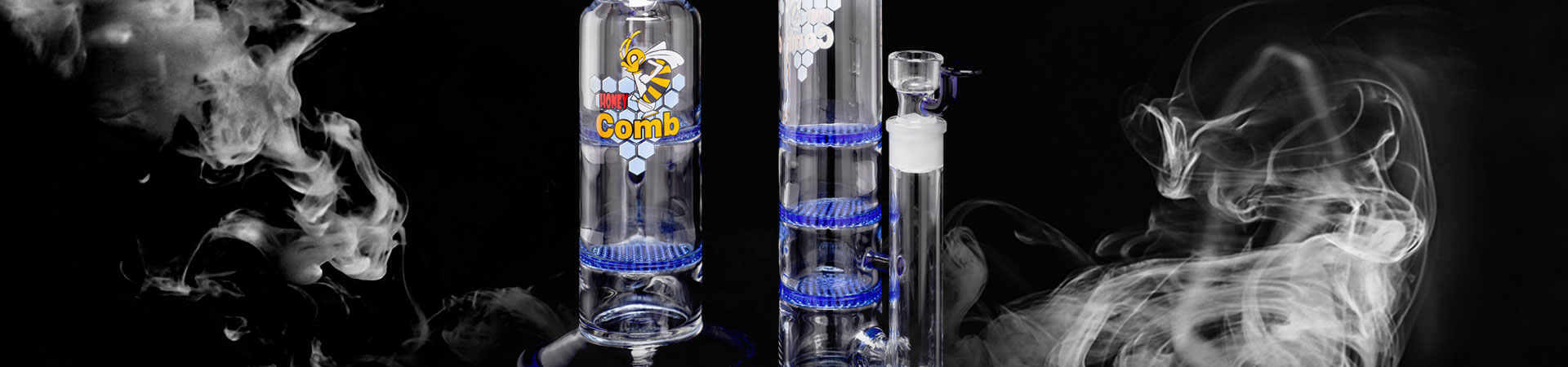 Honeycomb bongs – maximum bubbling for smoke cooling