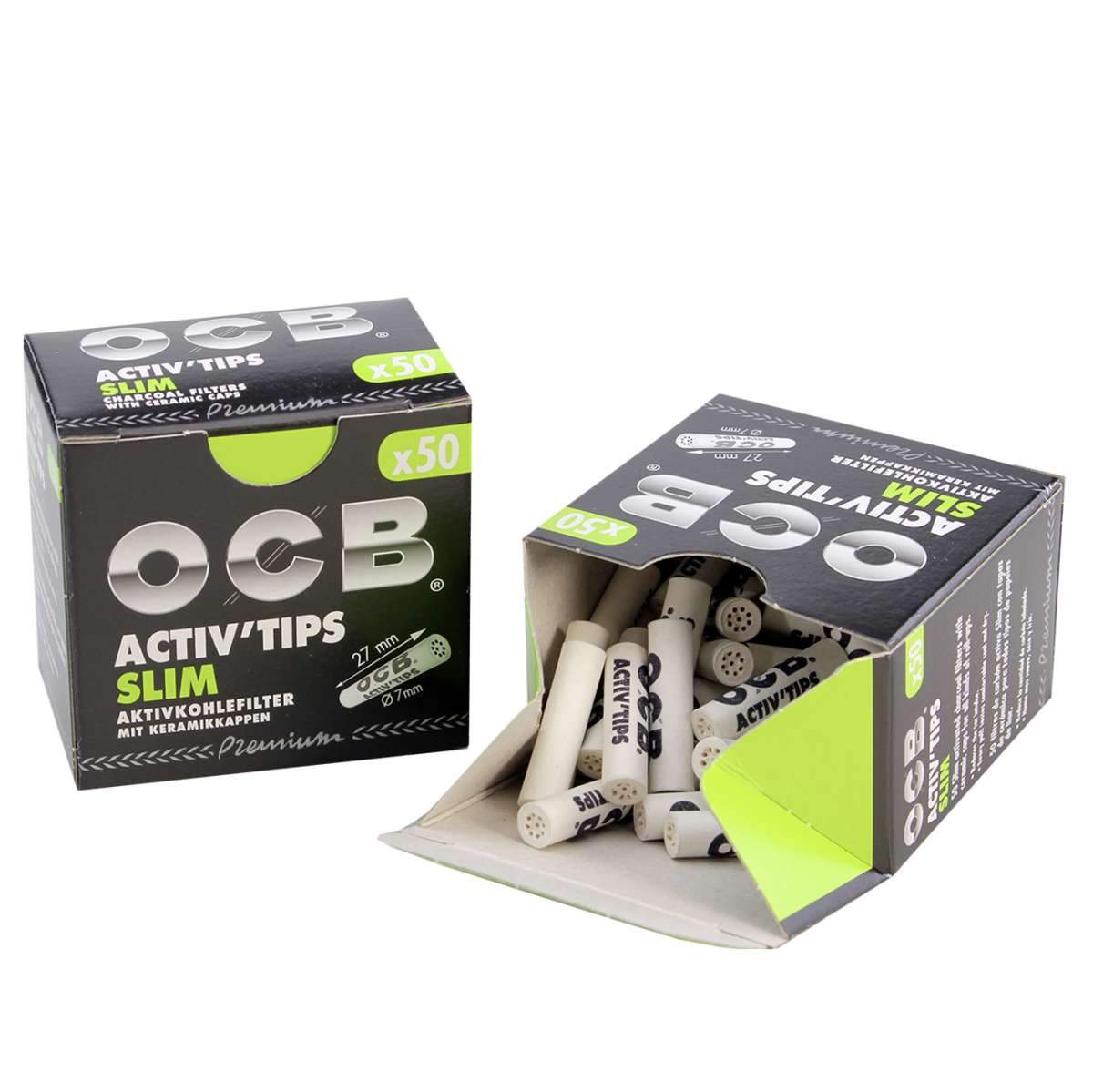 Activated Cabon Filter Joint Tips & Filter Papers & Filter Black Leaf